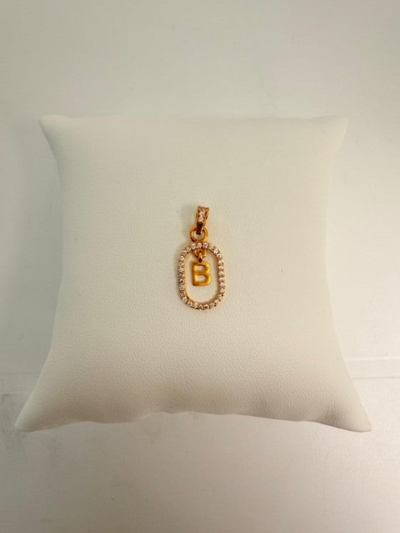 22KT GOLD INITIALS CHARM 1.2 GM