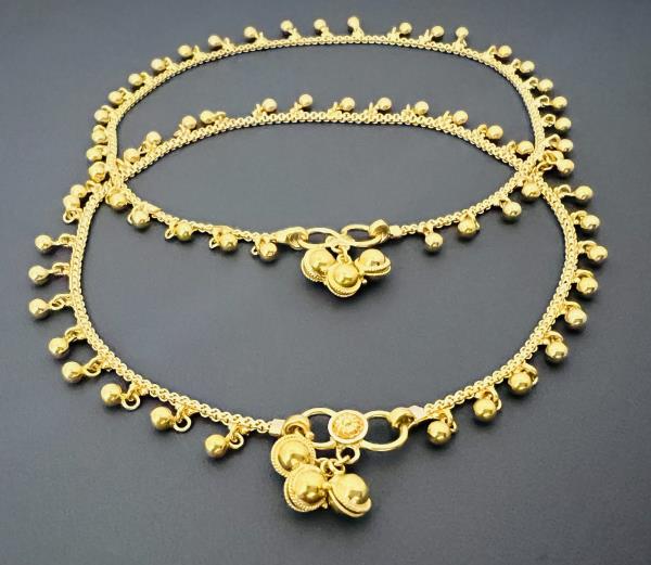 22KT ANKLETS 9" 26.5 GM