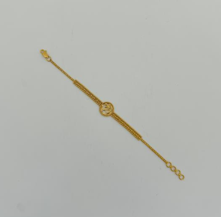 22KT GOLD BABY BRACELET 4.6GM