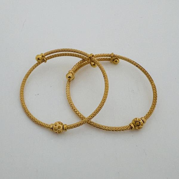 22KT GOLD BABY BANGLES EACH 4.6GM