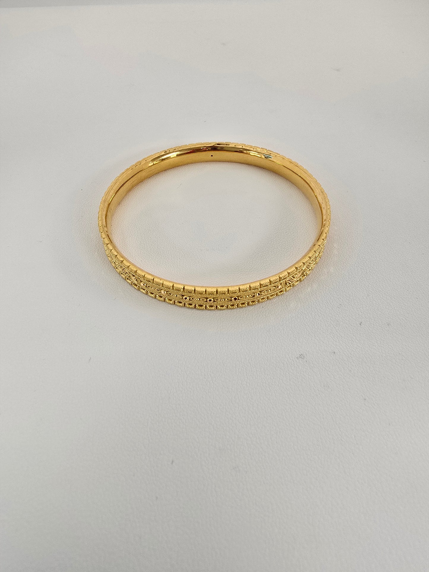 22KT GOLD OUTER BANGLES EACH 19.2 GM