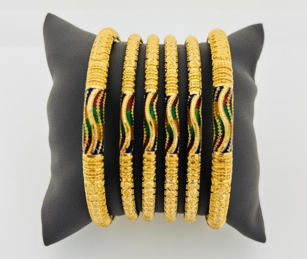 22KT GOLD 4 BANGLES 51.2 GM
