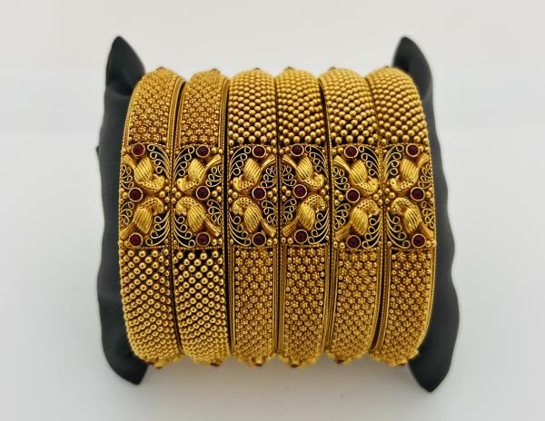 22KT Gold 6 Bangles 110.9GM