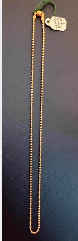 22KT 18" GOLD CHAIN 7.3GM