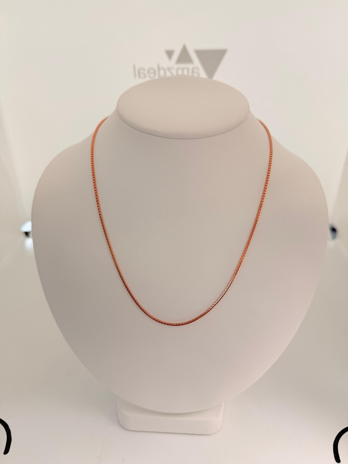 22KT ROSE GOLD CHAIN 7.3 GM