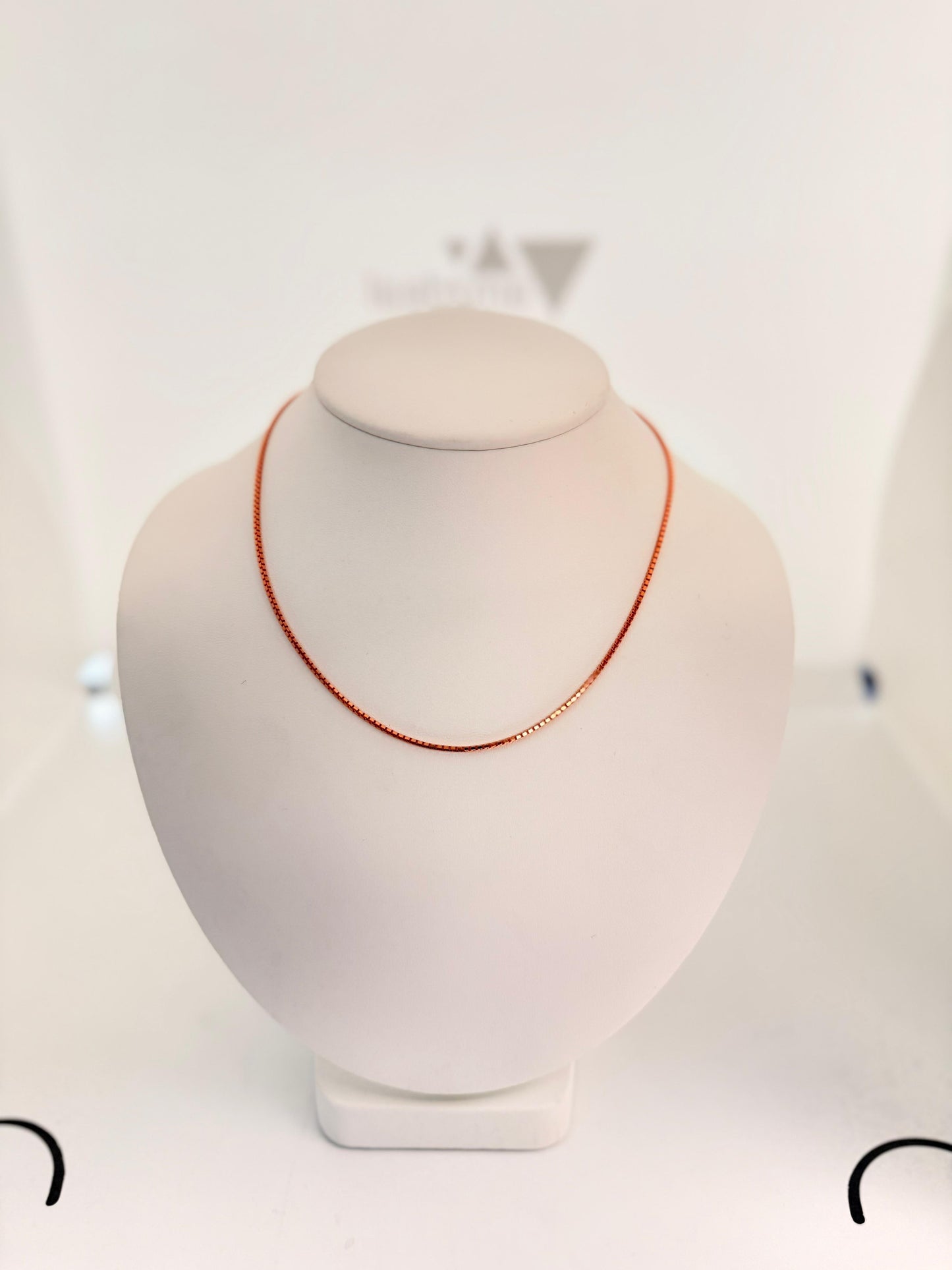 22KT ROSE GOLD BOX CHAIN 7.3 GM