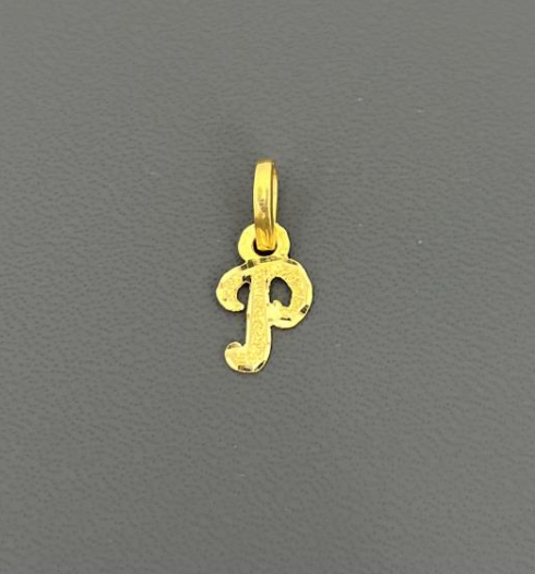22KT GOLD INITIAL P 1.1 GM