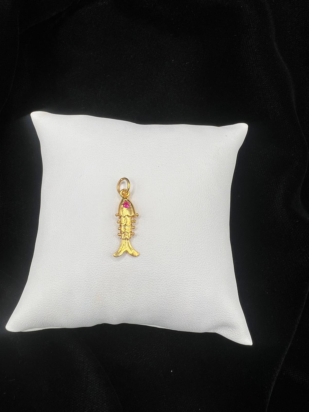 22K GOLD FISH CHARM 1.7 GM