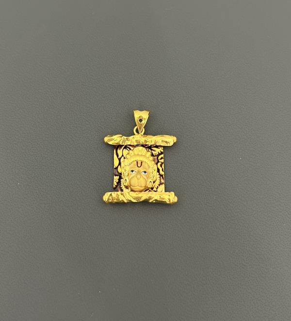 22KT Gold Hanuman Charm 3.8GM