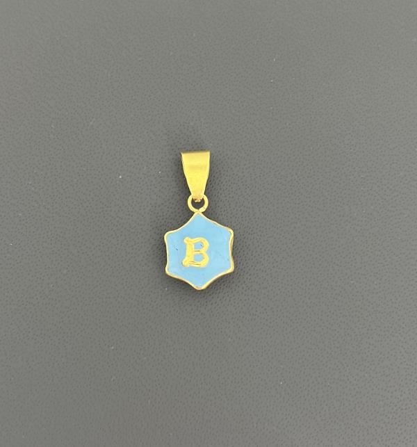 22KT Gold Initial B 2GM