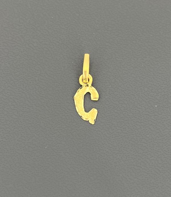 22KT Gold Initial C 1.1GM