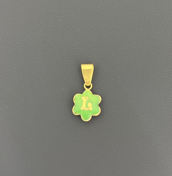 22KT Gold Initial L 1.7GM