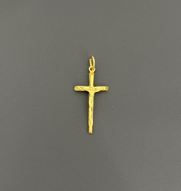 22KT Gold Cross Charm 3.8GM