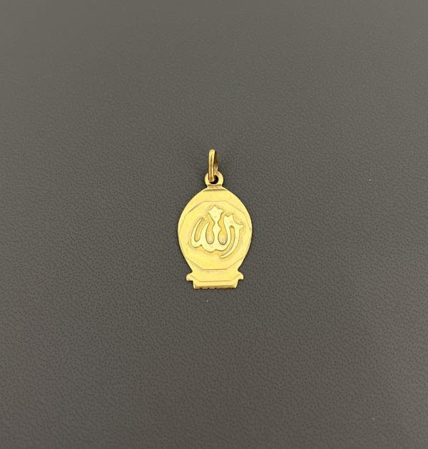 22KT GOLD ALLAH CHARM 2.4GM