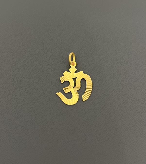 22KT Gold Om Charm 3.1GM