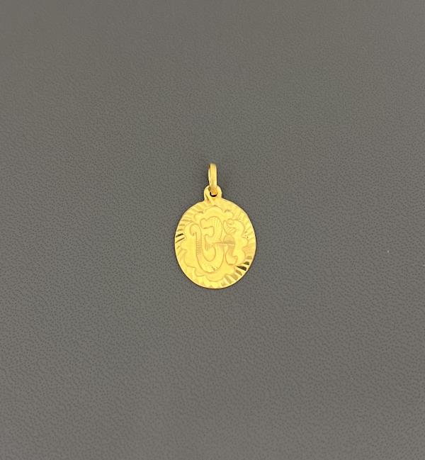 22KT GOLD OM CHARM 1.5GM