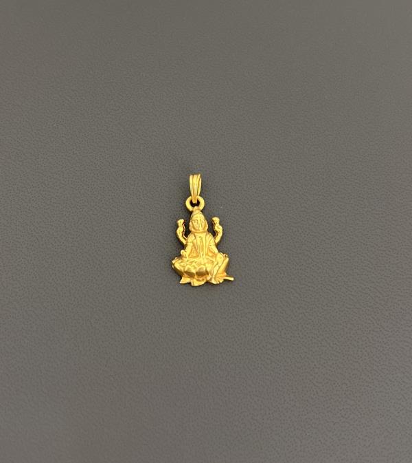 22KT Gold Lakshmi Charm 2.9GM