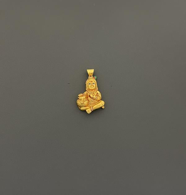 22KT Gold Krishna Charm 5.5GM