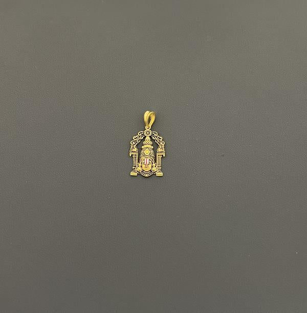 22KT GOLD VENKATESHWARA SWAMY CHARM 3.4GM