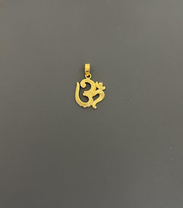 22KT Gold Om Charm 5.5GM