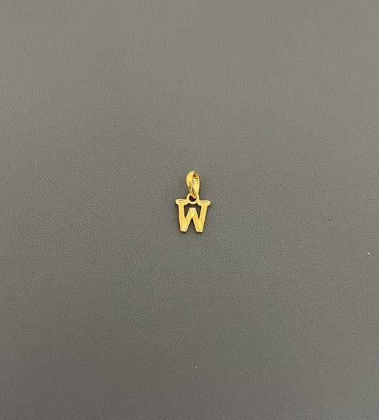 22KT Gold Initial W 1.7GM
