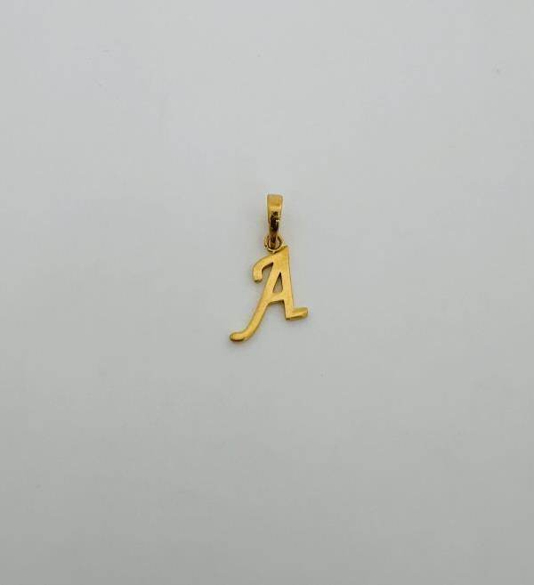 22KT GOLD INITIAL A 1.8GM