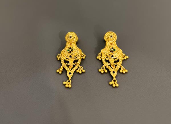 22KT Gold Ear Rings 11.2GM