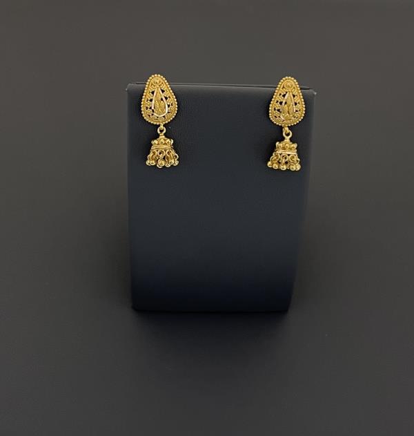 22KT GOLD JUMKIES EARRINGS 5.6GM