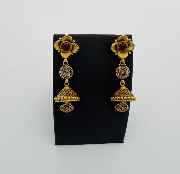 22KT Gold Earrings 14GM