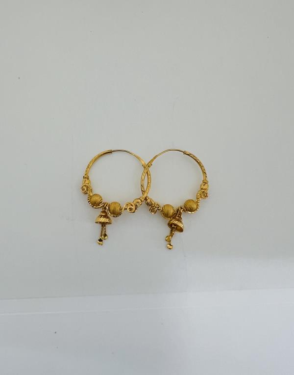22KT Gold Earrings 8.4GM