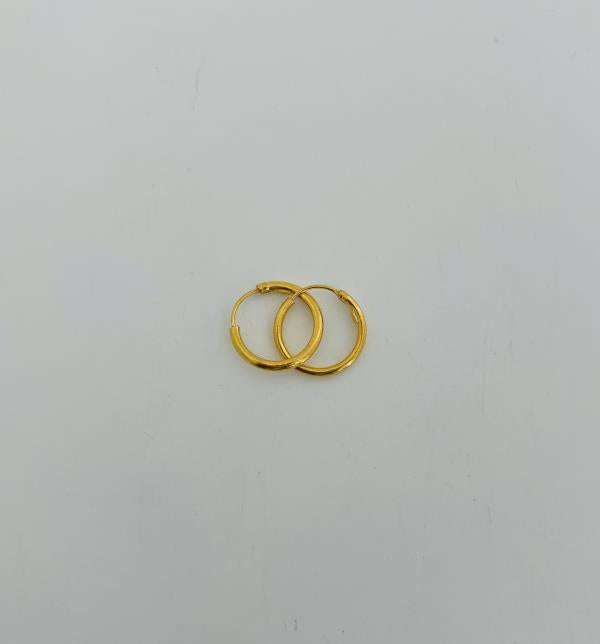 22KT GOLD EARRINGS 2.5GM