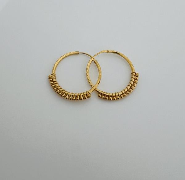22KT GOLD EARRINGS 3.6GM