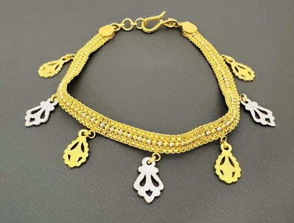 22KT Lds Braclet 7" 11GM