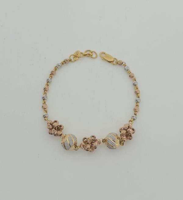 22KT LADIES BRACELET 8GM