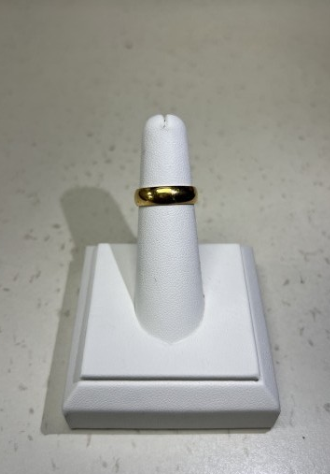 22KT GOLD LDSWEDBAND 5.3GM