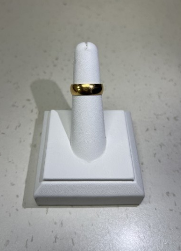 22KT GOLD LDSWEDBAND 5.7GM