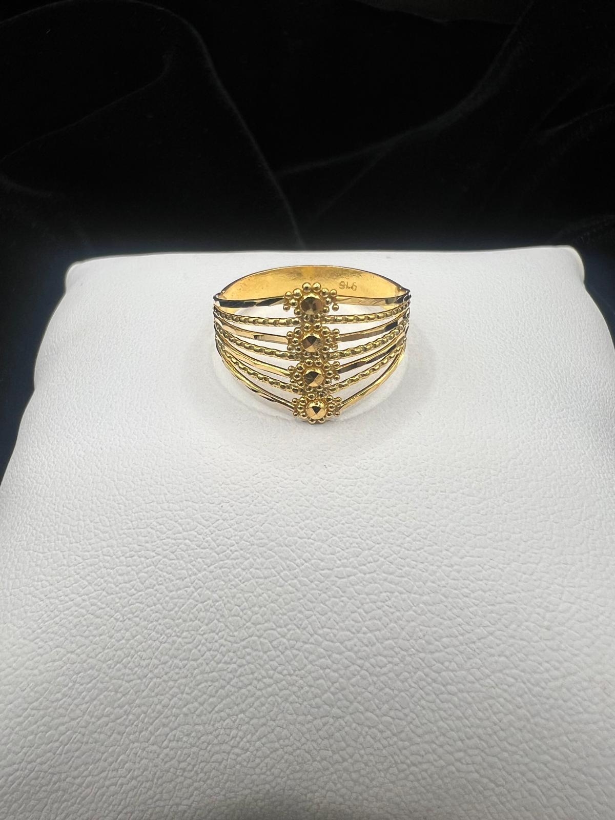 22KT Royal Cascade Ring 2.6gm