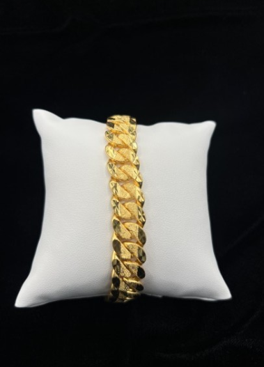 22KT GOLD MENS 9" BRACELET 26.1 GM