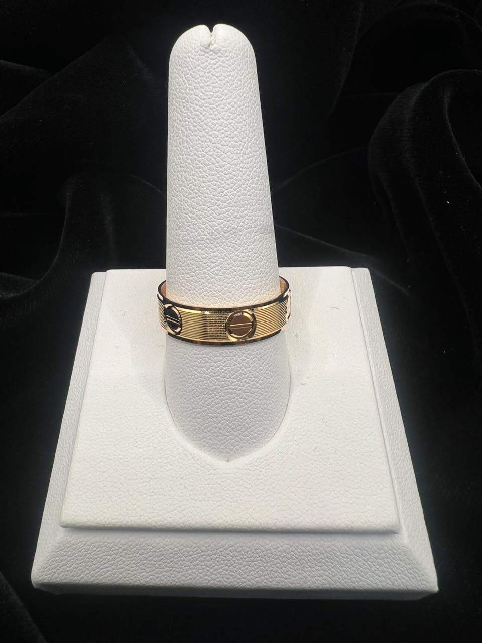 22KT Gold Pyaar Ring For Men 6.2GM