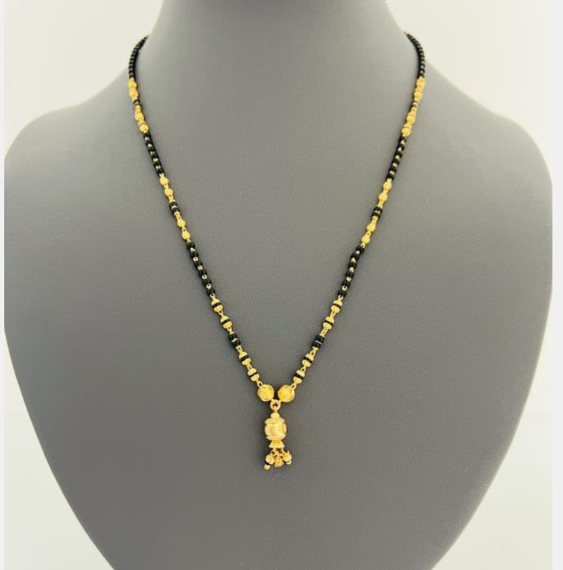 22KT GOLD MANGALSUTRA 8GM