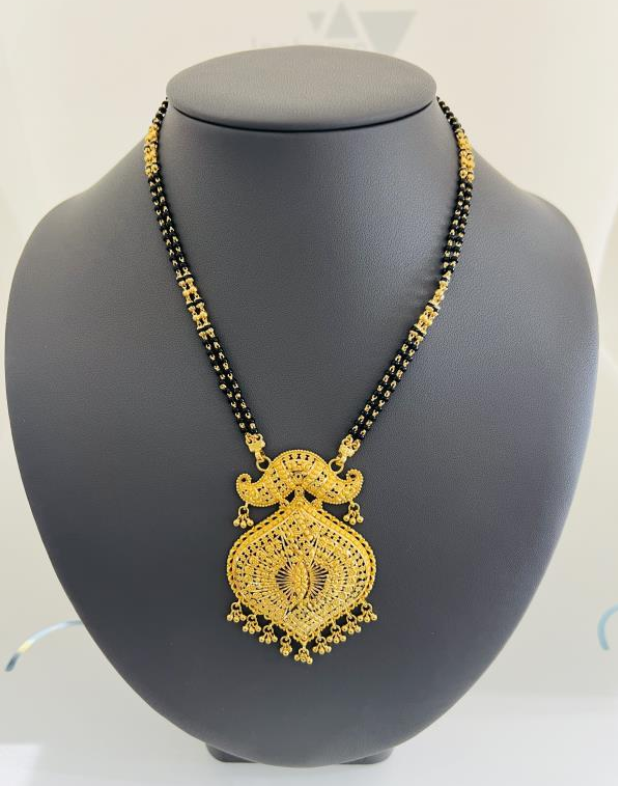 22KT GOLD MANGALSUTRA 34.1GM