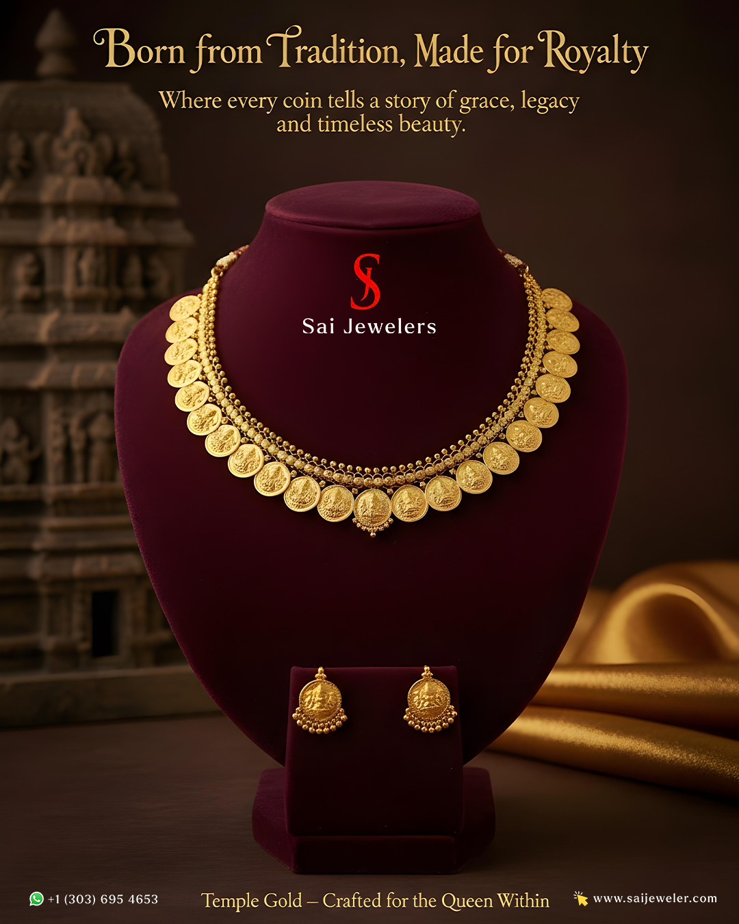 22KT GOLD SET 34.3GM