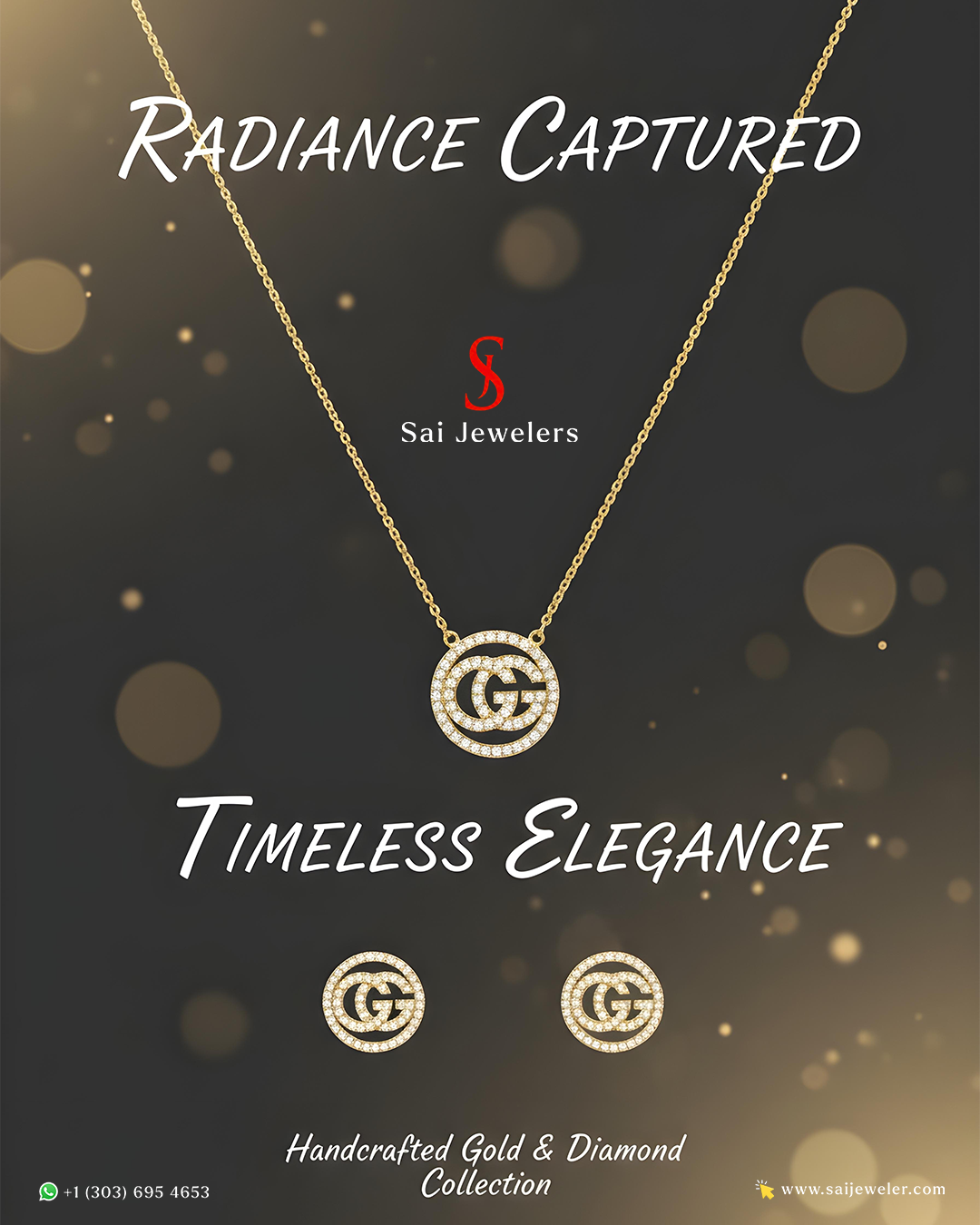 22KT GOLD GUCCI SET 15.7GM