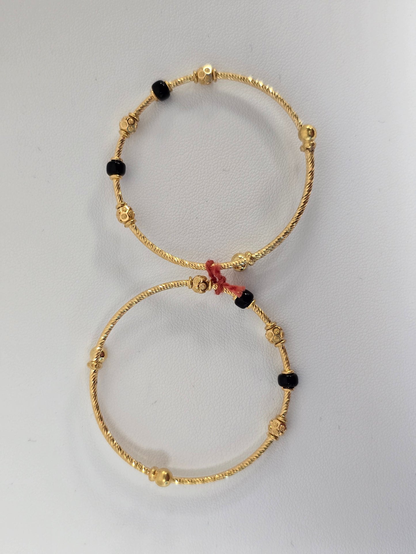 22KT GOLD BABY BANGLES EACH 3.6GM