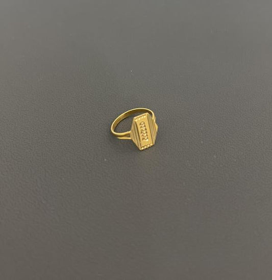 22KT GOLD BABY RING 0.6GM