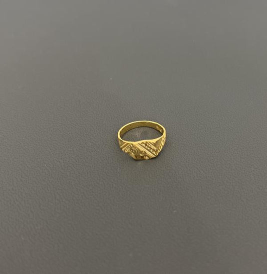 22KT GOLD BABY RING 0.8GM