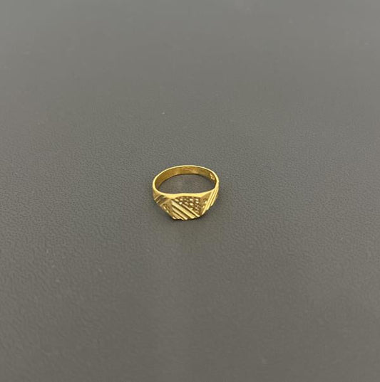 22KT GOLD BABY RING 0.5GM
