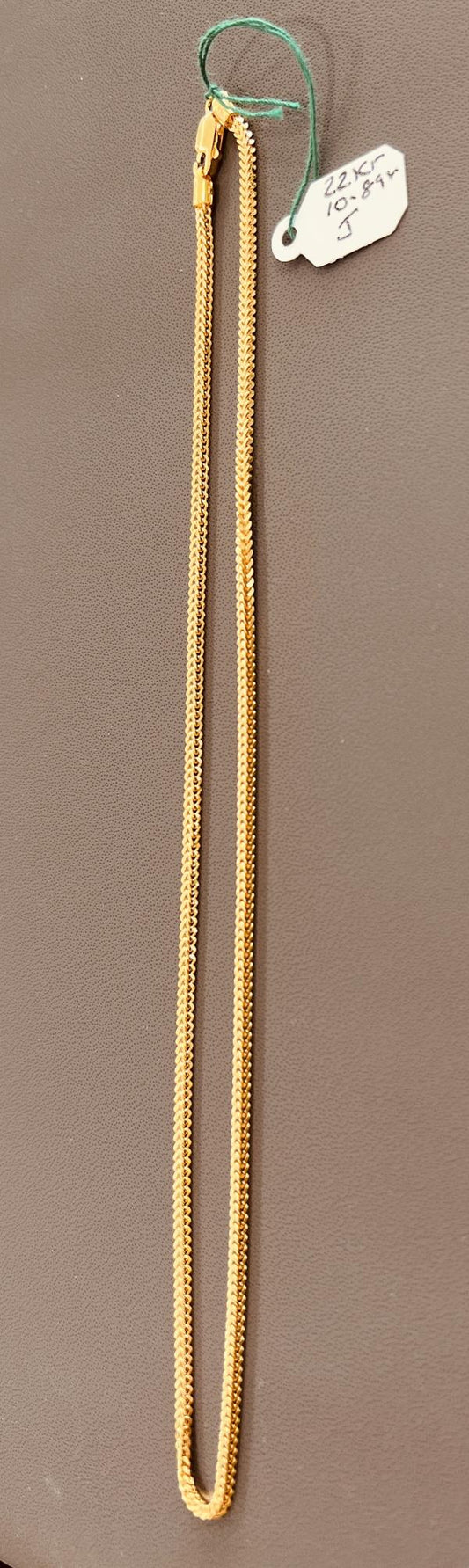 22KT GOLD CHAIN 16" 10.8GM