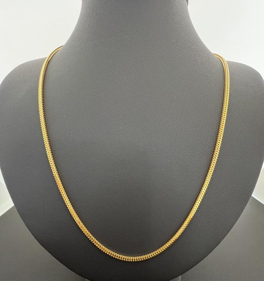 22KT GOLD CHAIN 18" 7.4GM