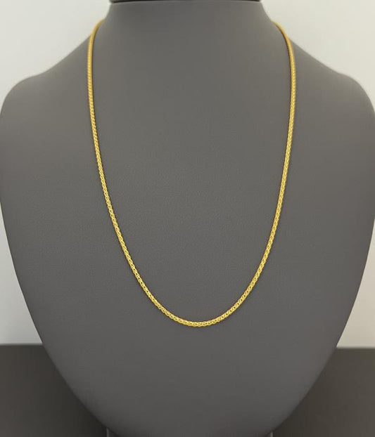 22KT GOLD CHAIN 7.3GM 18"